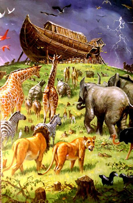 Animals Enter Ark Of Noah