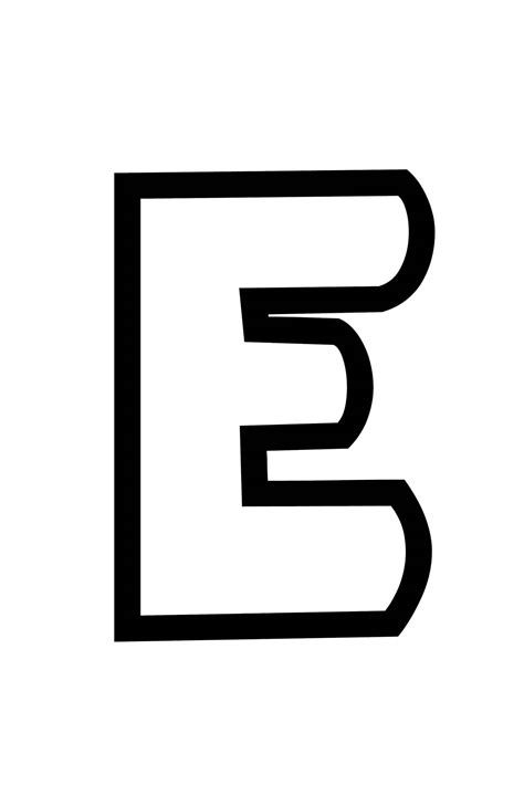 E, wooden alphabet letter on white background stock photo. Free Printable Bubble Letter Stencils: Bubble Letter E ...