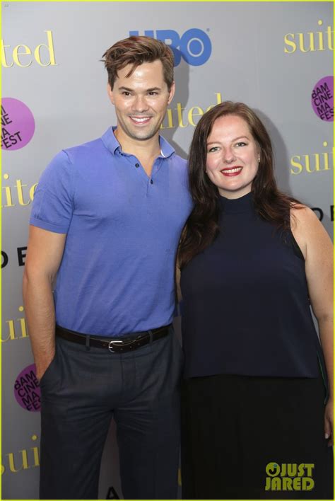 Photo Andrew Rannells Boyfriend Mike Doyle Celebrate Suited Premiere Photo Just