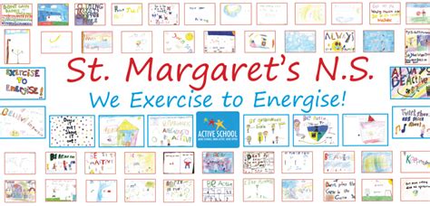 Active School Slogan ‘exercise To Energise St Margarets Ns