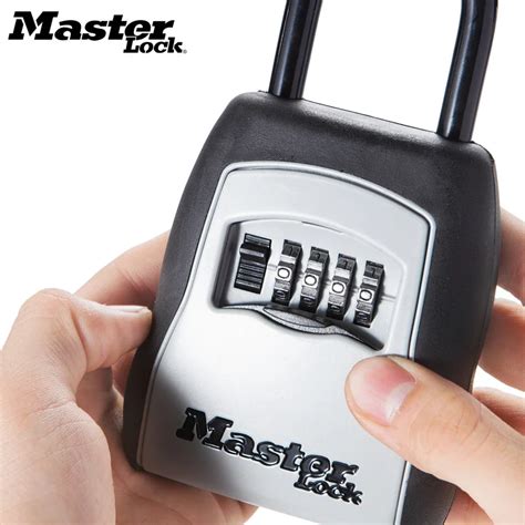 Master Lock Outdoor Key Safe Box Keys Storage Box Padlock Use Password