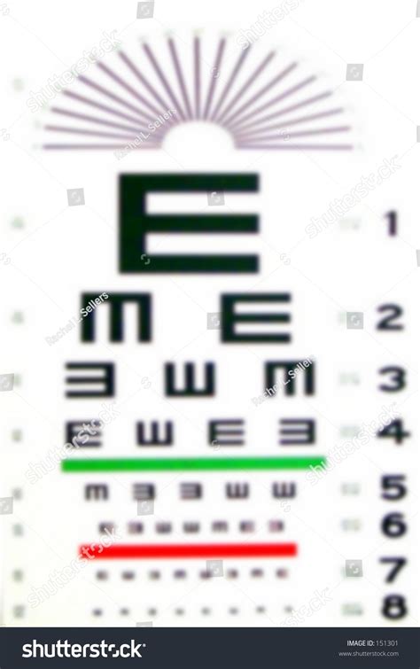 Intended Blurry Eye Chart Stock Photo 151301 Shutterstock