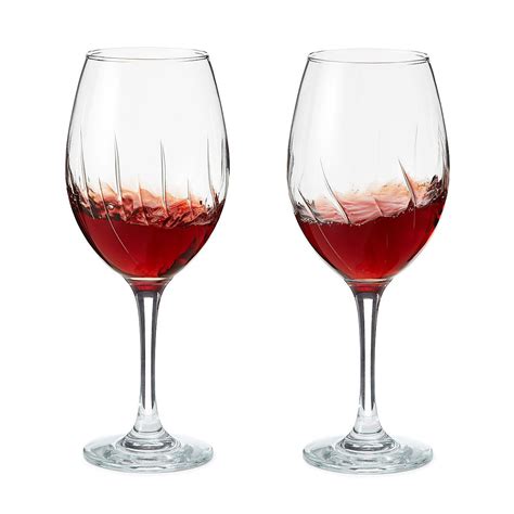 Aerating Wine Glasses Set Of 2 Oxygenating Stemware Uncommongoods