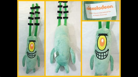 Spongebob Squarepants Nickelodeon Plankton Plush Soft Toy Teddy 16in