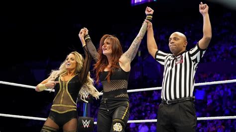 Photos Trish And Lita Join Forces To Throw Down With Mickie And Alicia