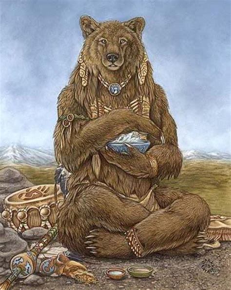 Grandfather Bear Spirit Bear Spirit Animal Bear Art Animal Art