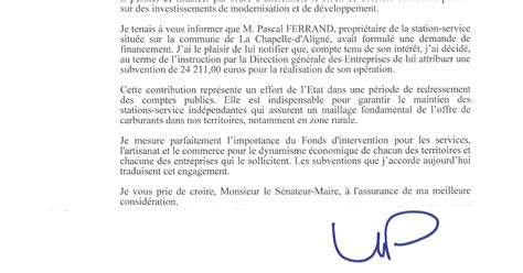 LouisJean de Nicolaÿ Exemple de demande de financement pour les