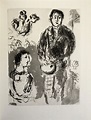 MARC CHAGALL - MONOTYPES 1966-1975 - 1 ORIGINAL ETCHING - HANDSIGNED ...