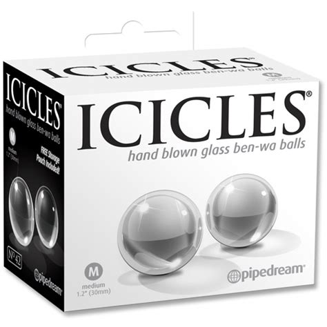 Icicles Glass Ben Wa Balls Adultshopit Co Uk