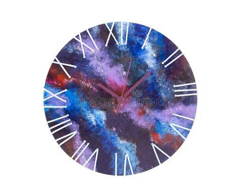 Art Clock With A Dial Space Stock Image Image Of White Unusually