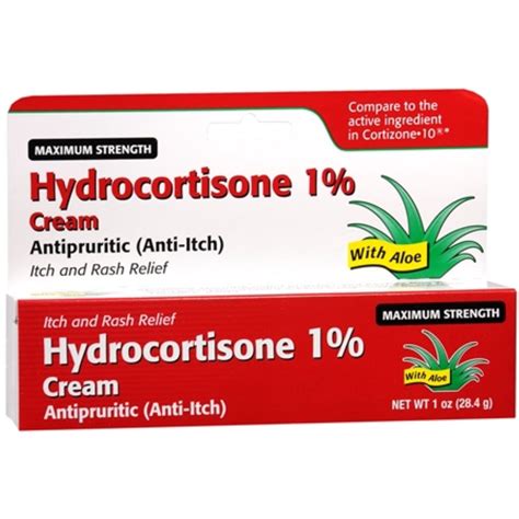 Taro Hydrocortisone Cream 1 Maximum Strength 1 Oz Pack Of 4
