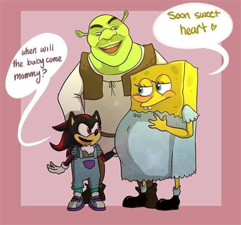 Thanks I Hate Spongebob X Shrek X Shadow Rtihi