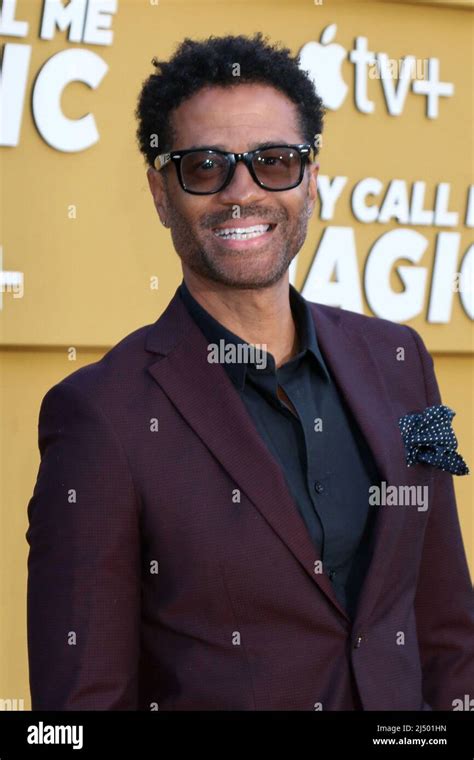 los angeles apr 14 eric benet at the they call me magic premiere screening at village theater