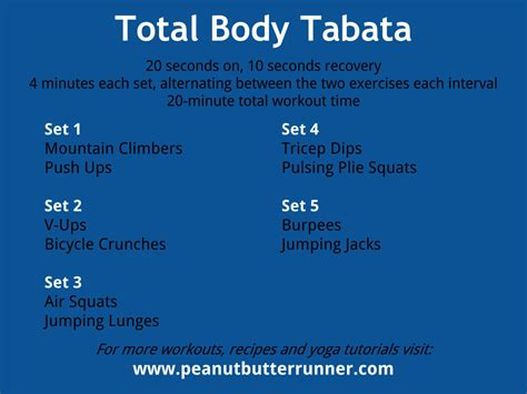 Tabata Tuesday 20 Minutes Of Bodyweight Strength And Cardio