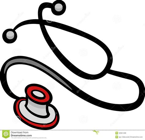 Stethoscope Clip Art Cartoon Illustration Royalty Free