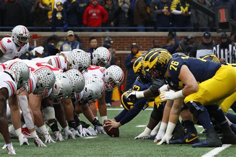 Kickoff Time Tv Network Set For Michigan Ohio State Football Game