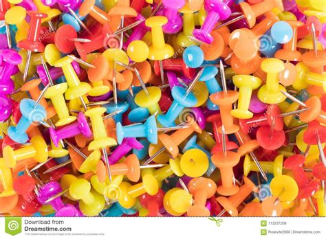 Push Pins For Background Or Wallpaper Stock Image Image Of Bulletin