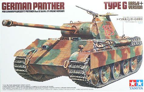 Tamiya 35176 German Panther Type G Late Version 135 Scale Kit Plaza
