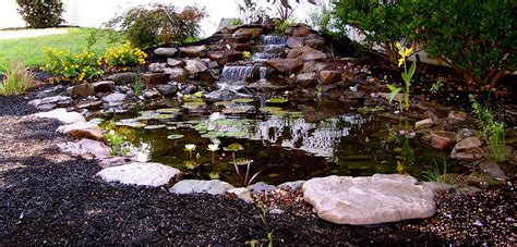 Landscape Features Ponds Concrete Milton De Big Boulder Pond Company