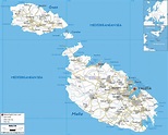 Maps of Malta | Detailed map of Malta in English | Tourist map (map of ...