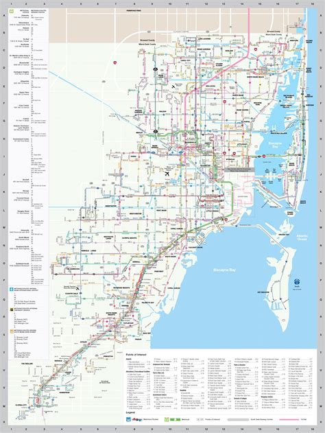 Public Transport Miami Map - Transport Informations Lane