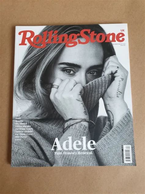 Adele Rolling Stone Magazine December January 2022 Issue 002 New Magazine £1199 Picclick Uk