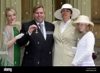 Actor Timothy Spall with wife Shane (2nd R) and daughters, after he ...