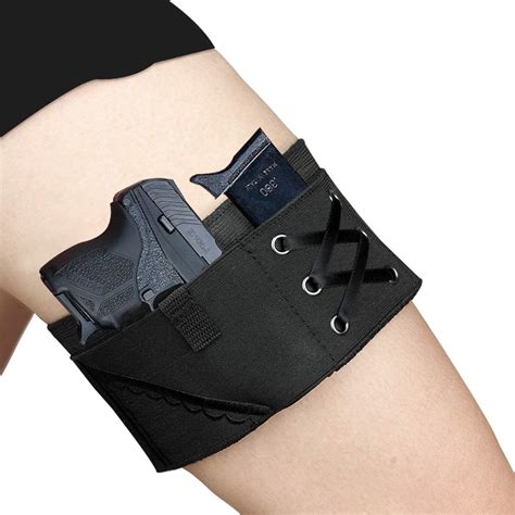 Kosibate Garter Holster Thigh Holster For Women Lace Double Tactical Universal Gun Holsters