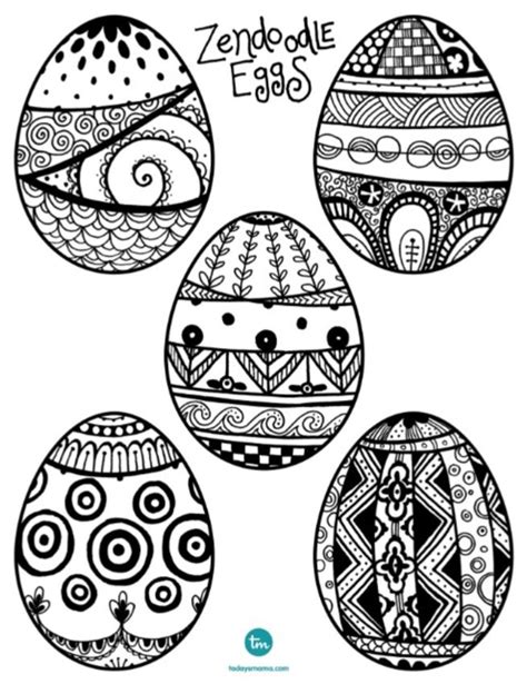We've added over 2,000 new coloring pages and organized them by calendar so it's easier to find what you want! Ready for Easter! Zendoodle Easter Egg Coloring Pages ...