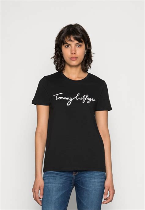 Tommy Hilfiger Heritage Crew Neck Graphic Tee T Shirt Print Masters Black Schwarz Zalando Ch