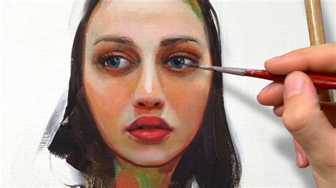 Step By Step Portrait Painting Lesson With Oil Paints Youtube