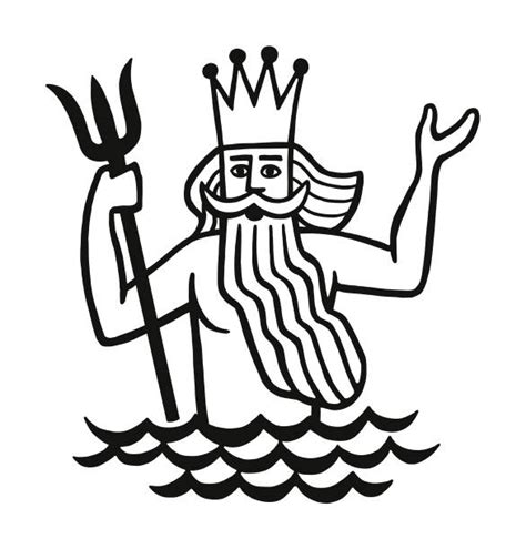 Neptune Roman God Illustrations Royalty Free Vector