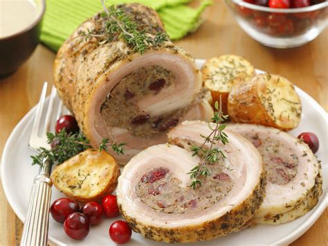 Rollbraten Mit Hackfleischf Llung Cranberries Und Buchweizen Rezept