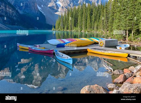 Canada Banff National Park Valley Of The Ten Peaks Moraine Lake