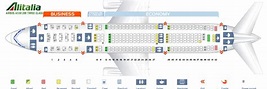 Seat map Airbus A330-200 Alitalia. Best seats in the plane