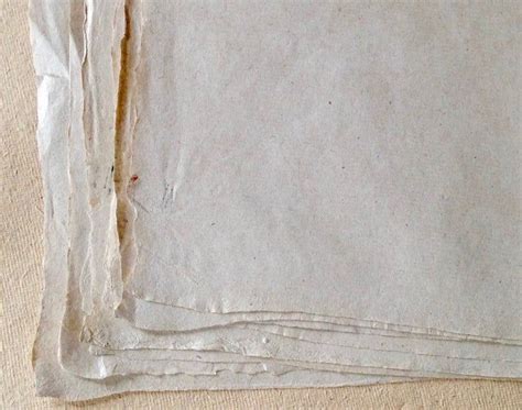 Small Hemp Paper Natural Colour Handmade Paper 10 X 7 Inch Etsy