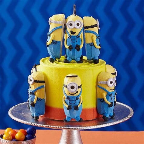 This Cake Is Double The Fun Because Everyone Gets A Mini Minion Cake