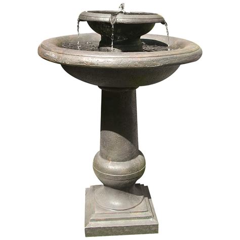 It is designed to function without the use of any electricity or the use of batteries, so you will need to make sure that this fountain pump is positioned in a sunny location. Smart Solar™ Chatsworth 2-tier Solar-on-Demand Fountain ...