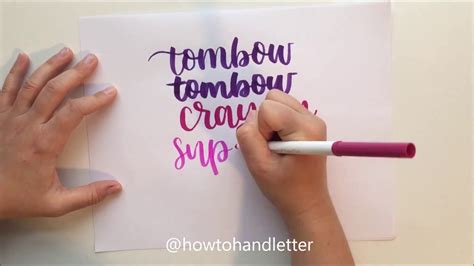 Easy And Cheap Hand Lettering For Beginners Using Crayola Markers