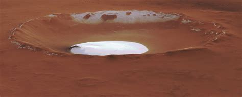 Water Ice In Crater On Mars Page 1