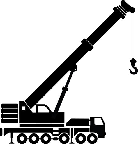 Mobile Crane Truck Clip Art Crane Png Download 9831024 Free