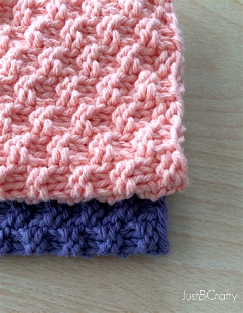 New Free Pattern Textured Knit Dishcloth Pattern By Just Be Crafty