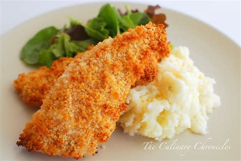 'cause those are two words that never fail to make our ears perk up. Panko-Crusted Baked Chicken Fingers
