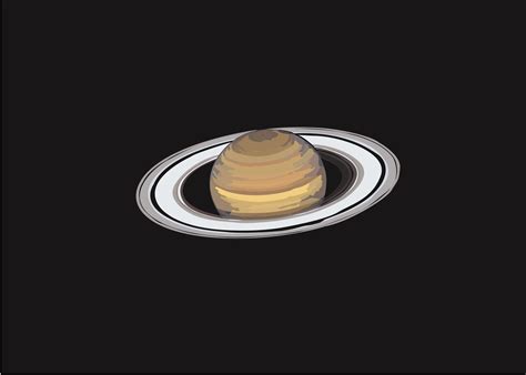 I Illustrated The Newest Picture Of Saturn From The Hubble Space