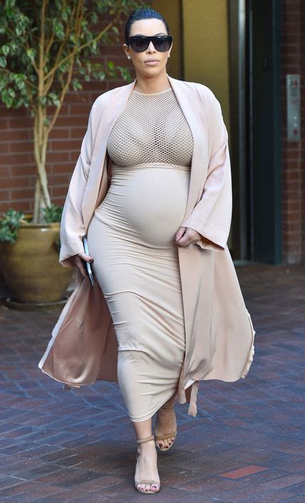 Kim Kardashians Most Memorable Maternity Style Moments Kim