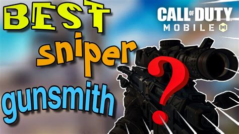 Best Sniper In Cod Mobile Season Best Gunsmith Attachments Codm