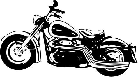 Harley Davidson Motorcycle Motorcylce Stencil Transparent Background
