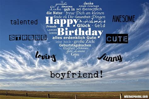 100 Birthday Wishes For Boyfriends Wishes Poems