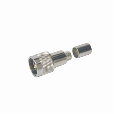 Uhf Male Crimp Connector For Lmr 400 Type Cable Primus Electronics
