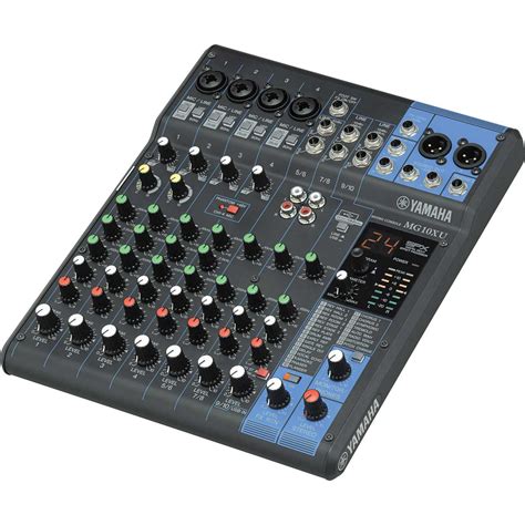 Yamaha Mg10xu 10 Input Mixer With Built In Fx And 2 In2 Out Usb Interface
